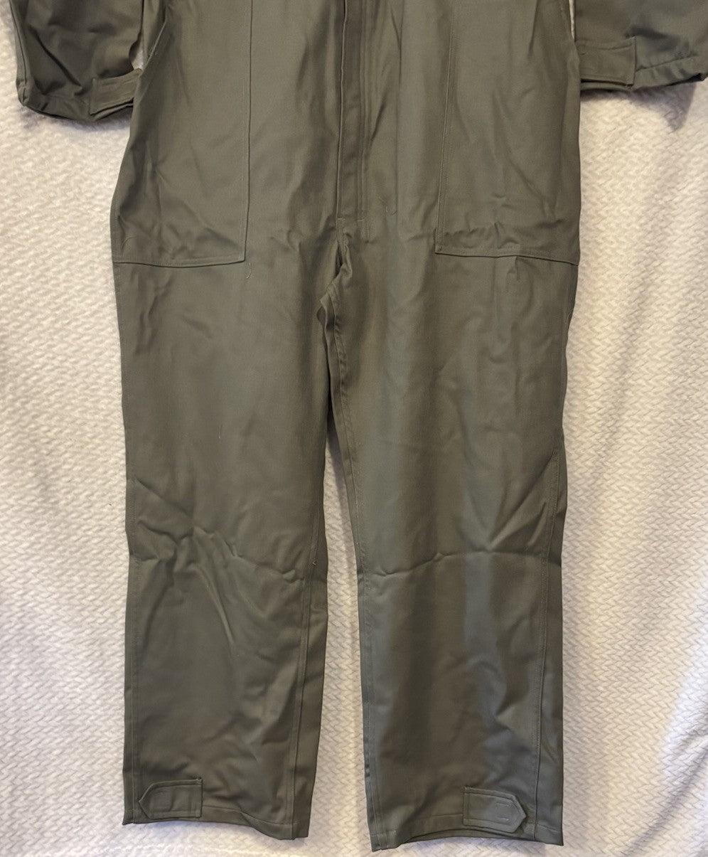USAF Foliage Green Work Coverall - XL Utility Maintenance Overalls