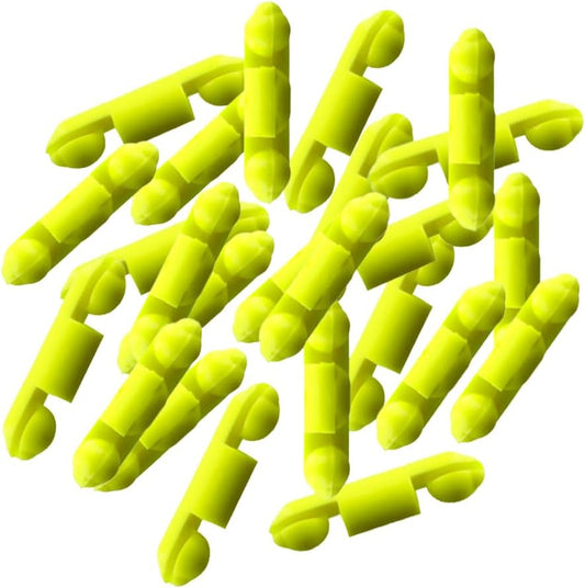 24 Pack Nylon Line Stopper Beads for Stainless Steel Lines - Auto Stop & Line Locator