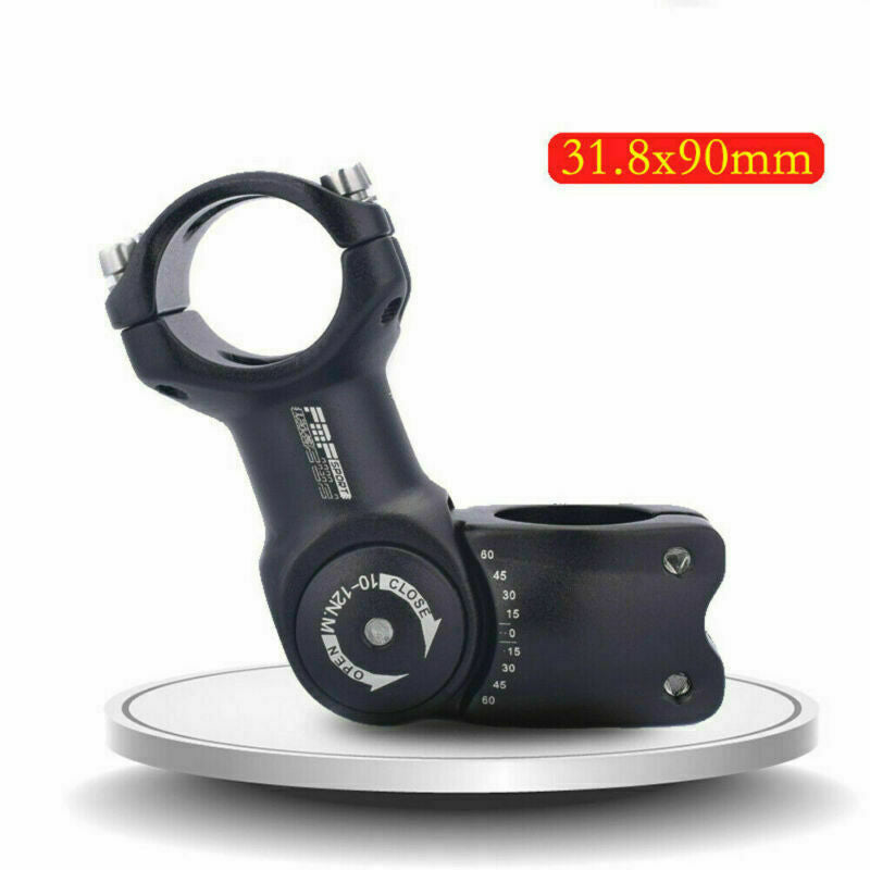 Adjustable Mountain and Road Bike Stem Riser - Lightweight Aluminum MTB Handlebar