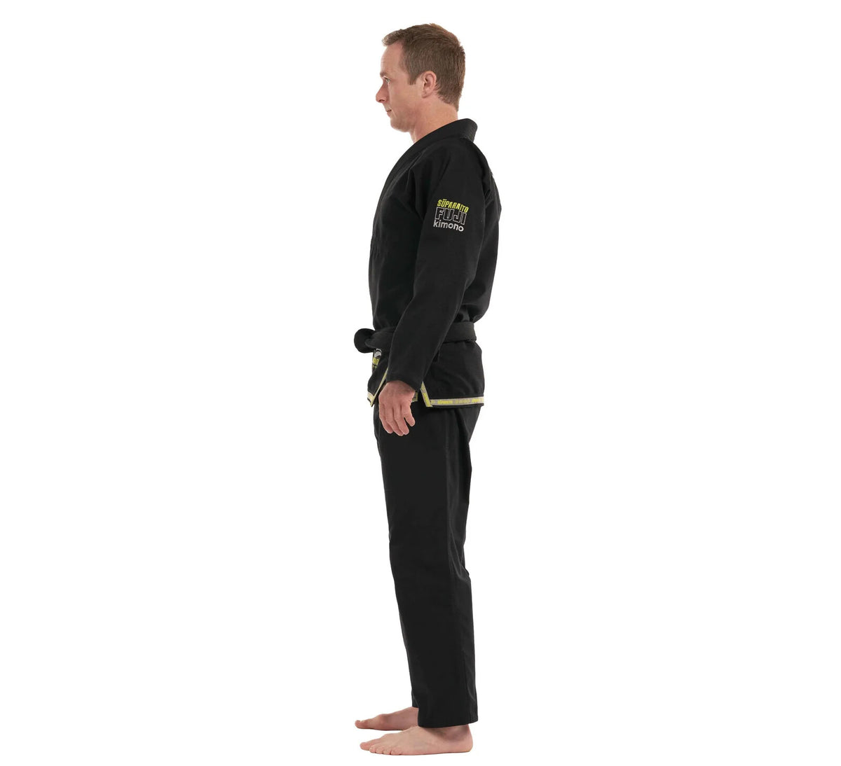 Lightweight Brazilian Jiu-Jitsu Gi for Men - All Sizes, Black and Green