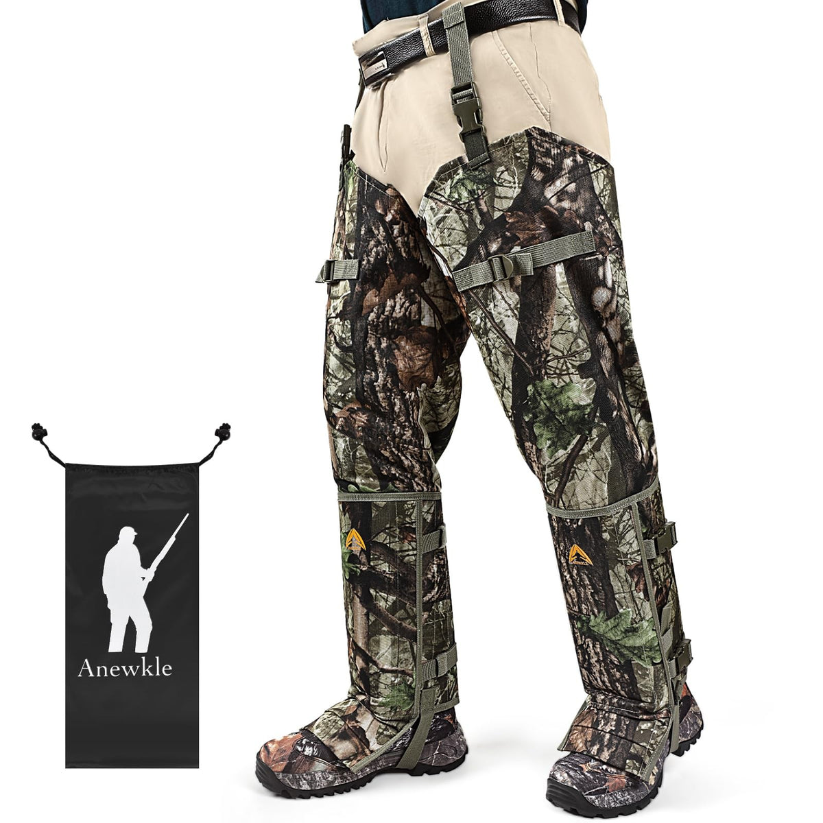 Waterproof Snake Bite Protection Chaps for Hunting | Adjustable Gaiters
