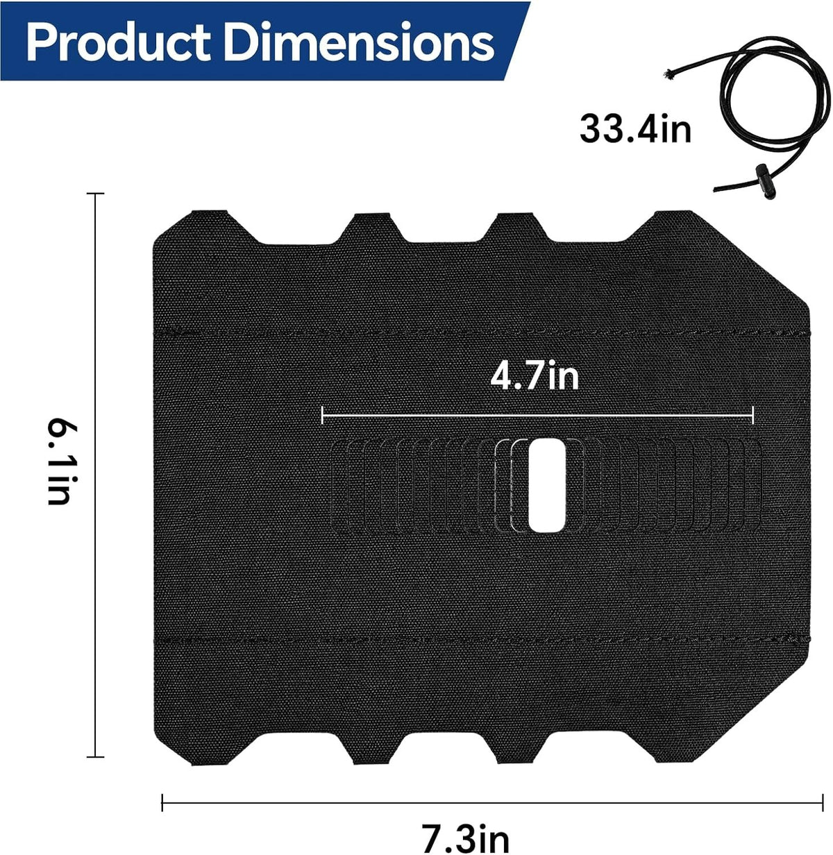 Heat-Resistant Nylon Rail Wrap Cover for Various Sizes - Protective Heat Shield