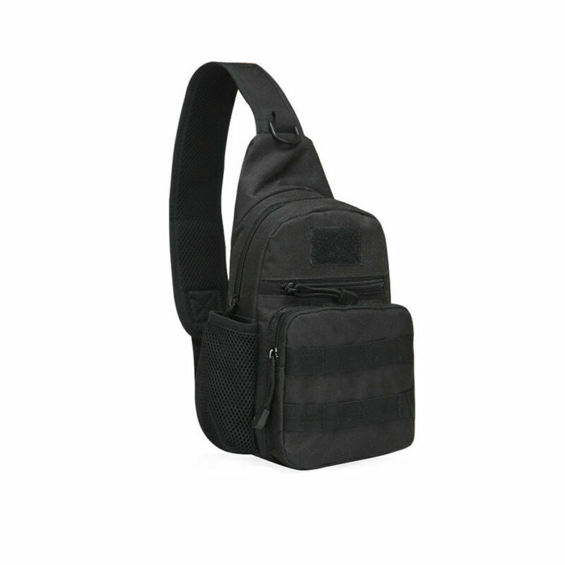 Outdoor Tactical Backpack Sling Bag with Molle Pouch Waist Pack