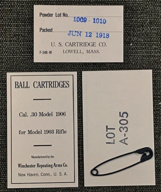 WWI M1906 Replica Bandoleer Restoration Kit for M1903 and M1917 Rifles