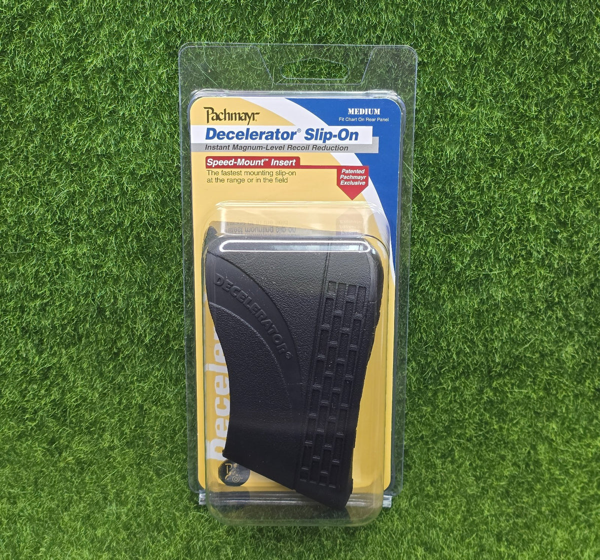 Recoil Pad for Shotgun and Rifle - Medium Black Slip-On Recoil Absorber