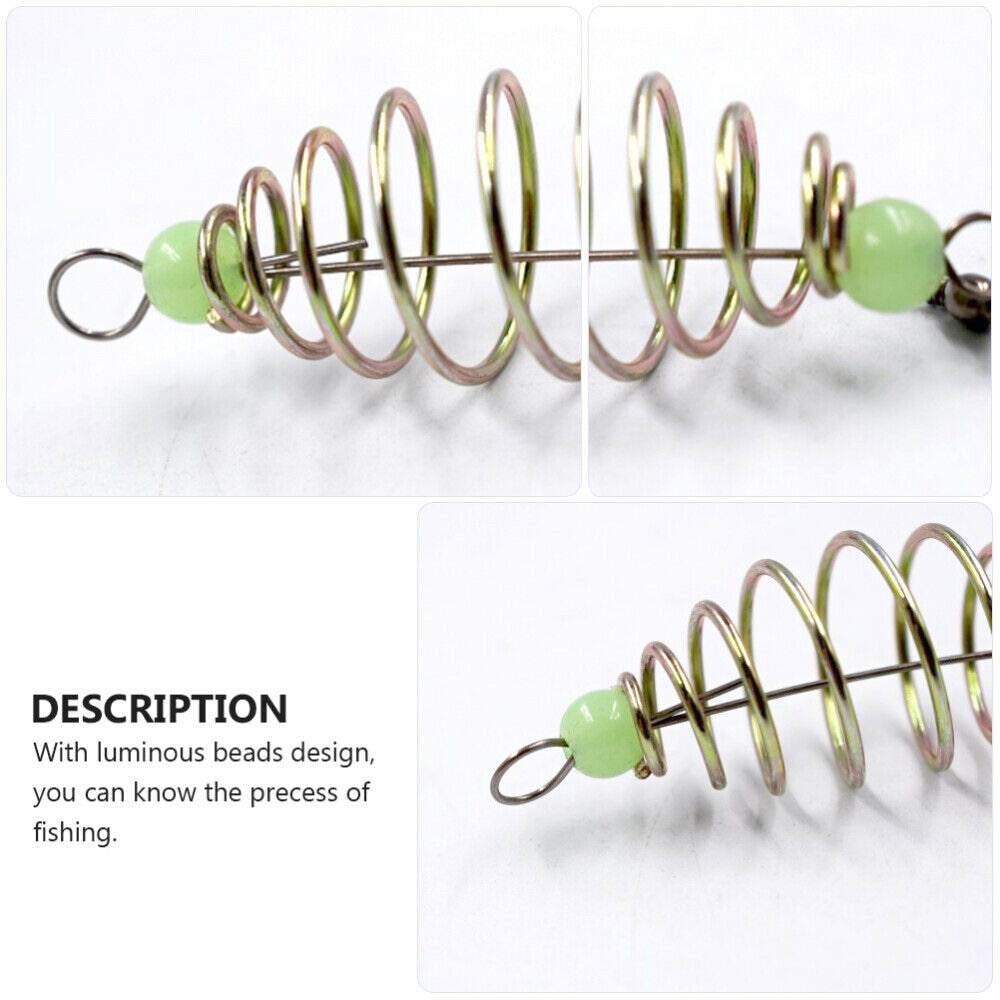 24 Pcs Fishing Bait Holders Set - Carp Feeder Hooks and Accessories