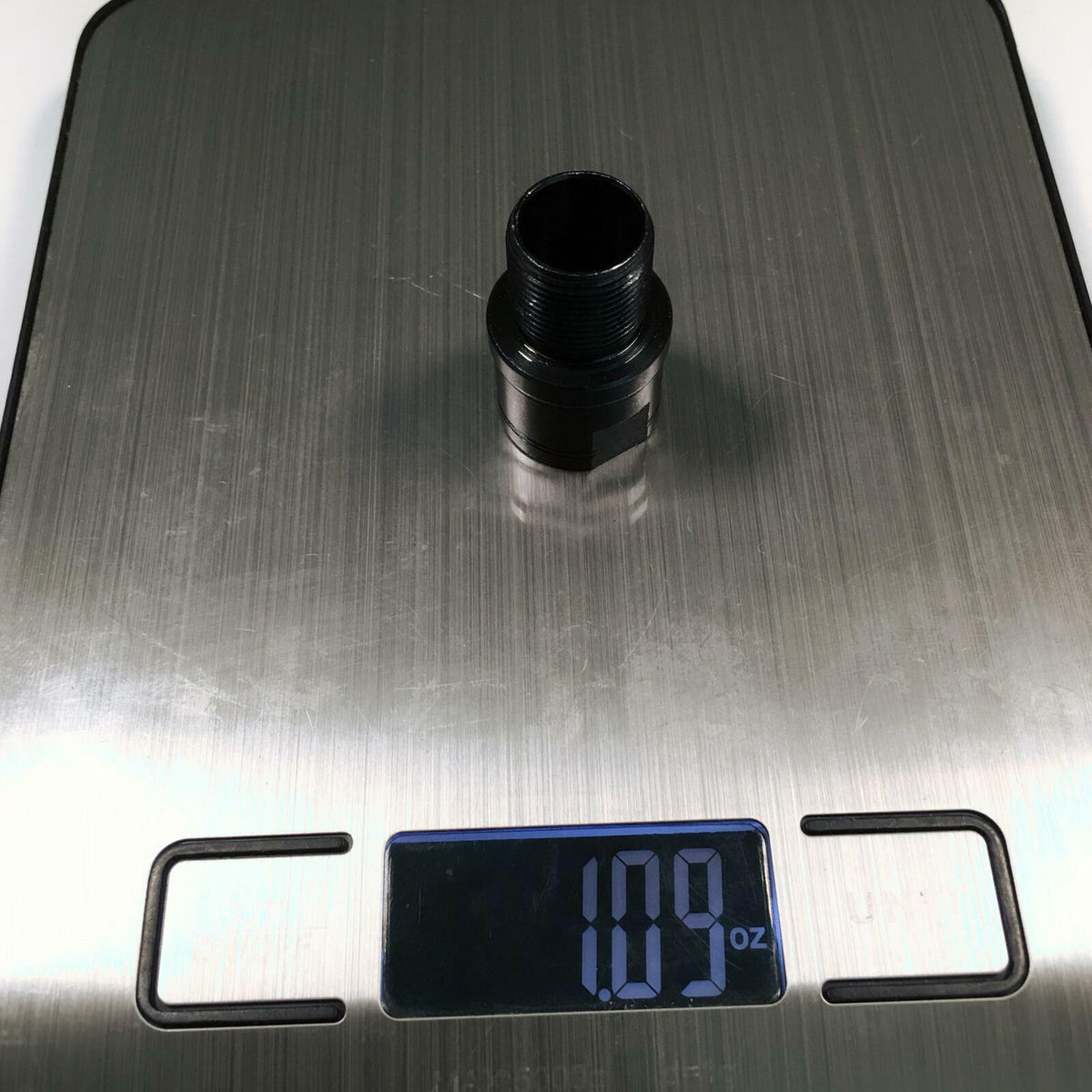 Steel Thread Adapter 0.578x28 to 5/8x24 CNC Machined Steel Fitting