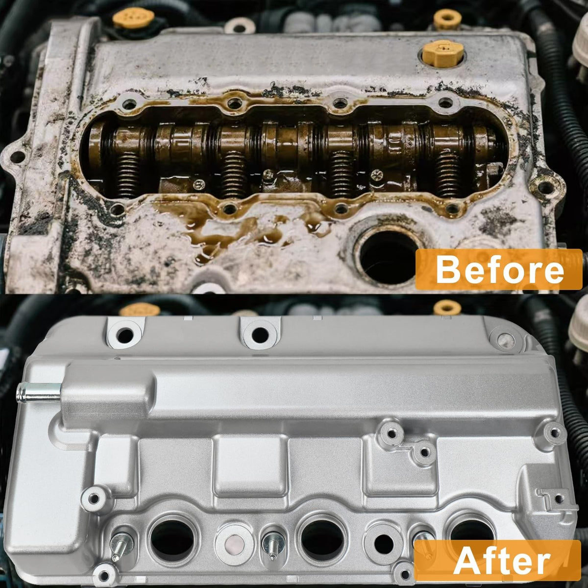 Engine Valve Cover Set Compatible with Honda Pilot Accord Crosstour RDX 2008-2015
