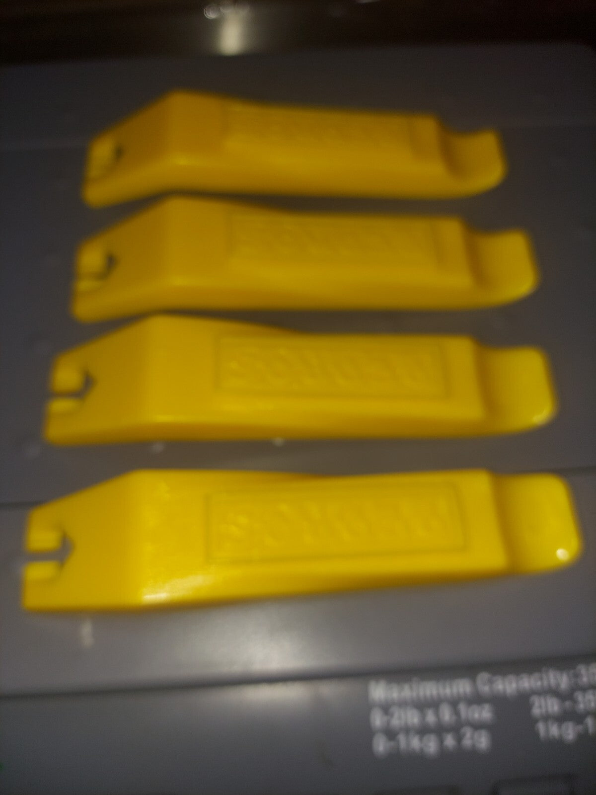 2 Sets of Bicycle Tire Levers - Yellow Bike Repair Tools