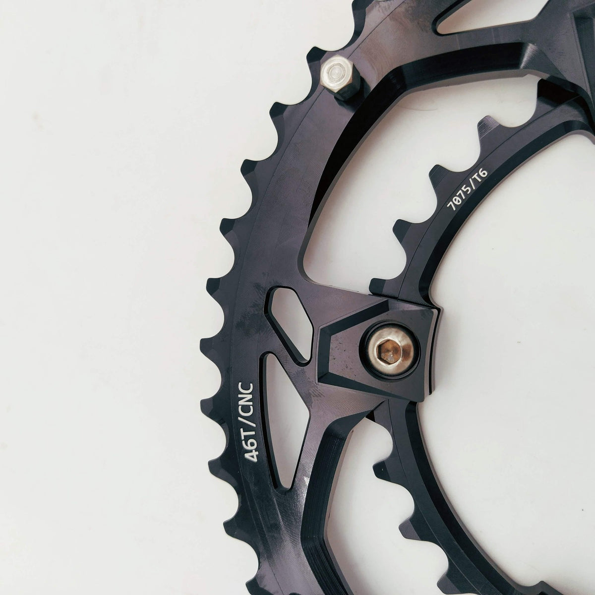 Bicycle Chainring Set 46/30T 110mm BCD for 9-12 Speed Non-Hidden Bolts