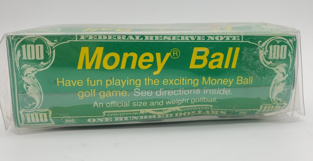 Golf Money Ball Set with US Mint Condition $100 Bills - Fun Golf Gift