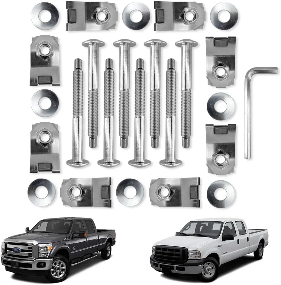 Ford F250 F350 F450 F550 Bed Mounting Bolts Nut Hardware Kit 1999-2016