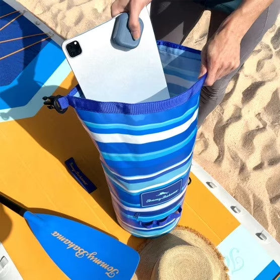 20L Waterproof Dry Bag for Boating Beach Kayaking - Blue Multicolor