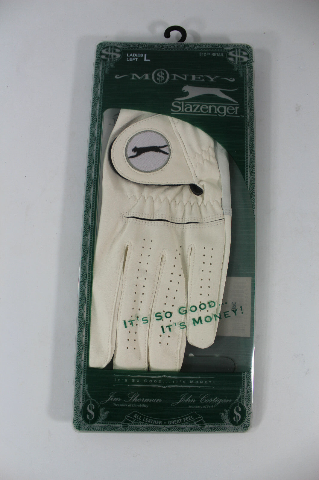 Women's Leather Golf Glove Left Hand Small & Large Sizes - Durable & Comfortable