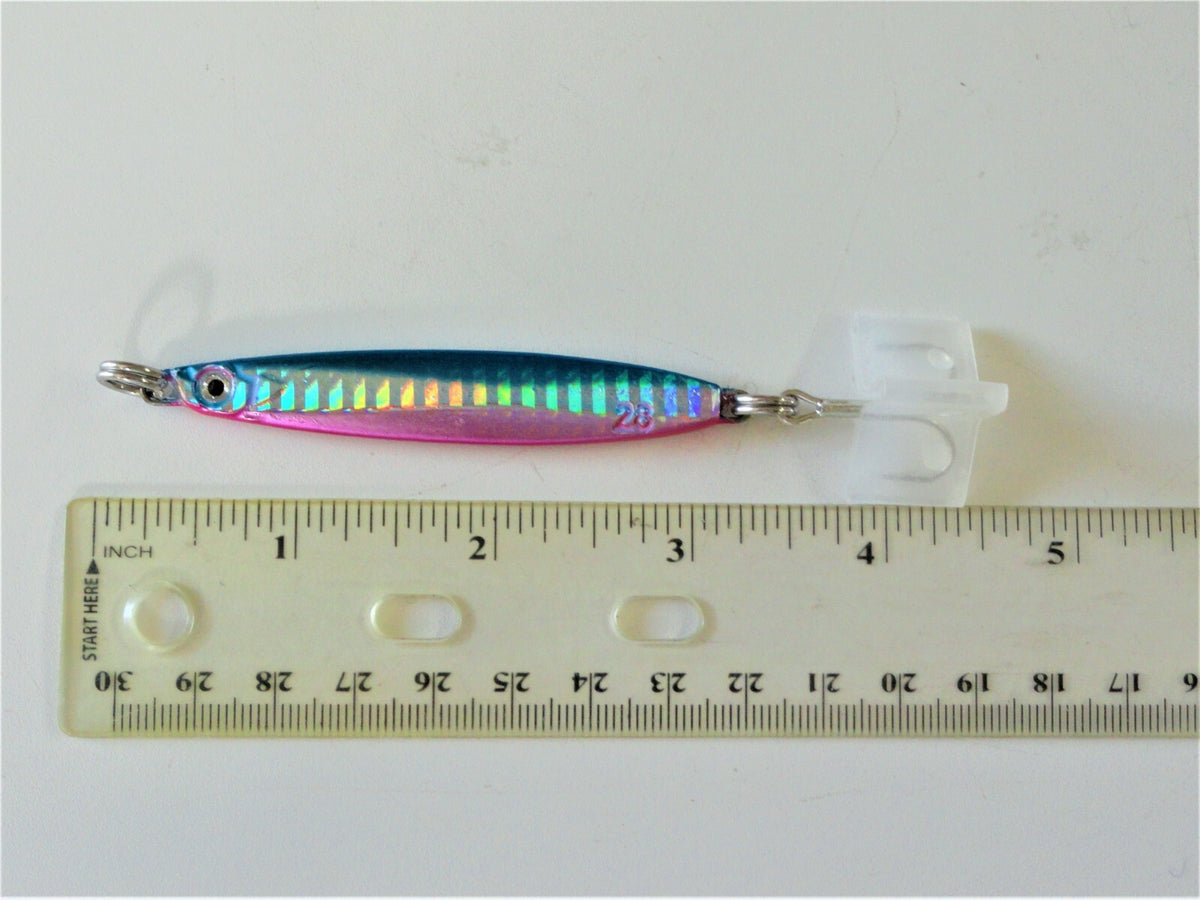 6 Pcs Fishing Jigs 28g/1oz Vertical Butterfly Lures for Saltwater & Freshwater