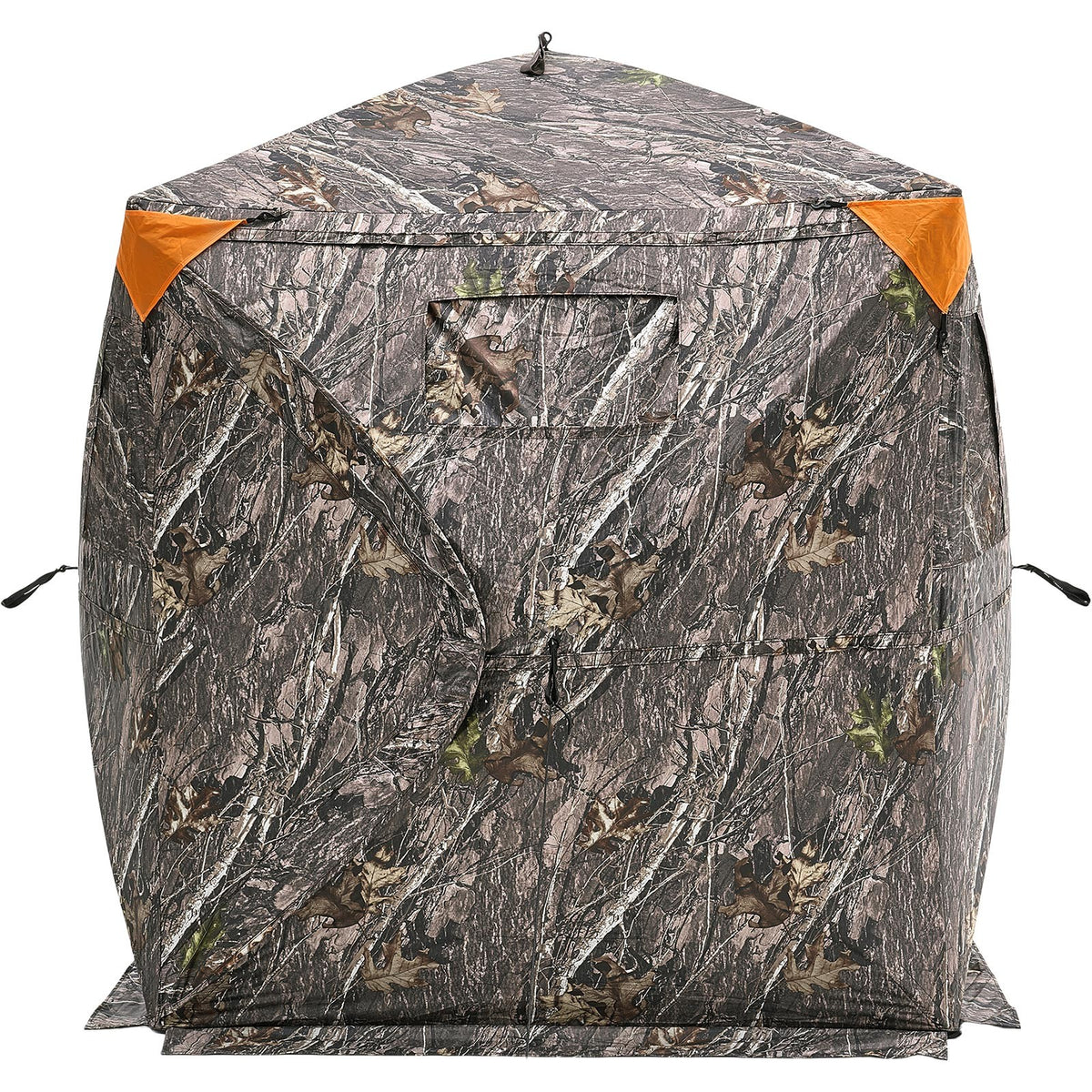 Hunting Blind 270° View Camouflage Ground Shelter with Mesh Windows for 1-3 People