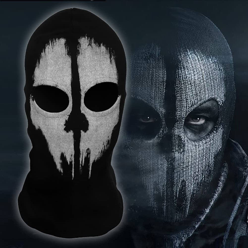Halloween Ghost Skull Balaclava Face Mask for Sports & Motorcycle Safety