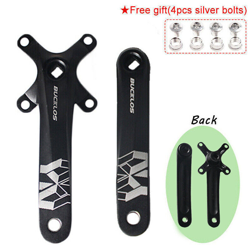 MTB Crankset 170mm with Narrow Wide Chainring 32-38T Aluminum Alloy Bicycle Crank