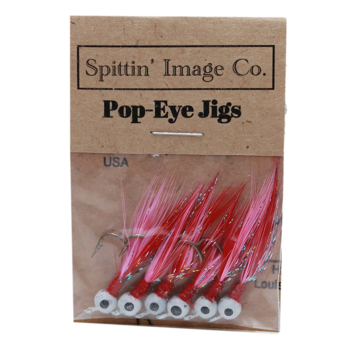 Artificial Fishing Jigs - 1/20 oz Flies with Hand Tied Feathers - 6 Pack