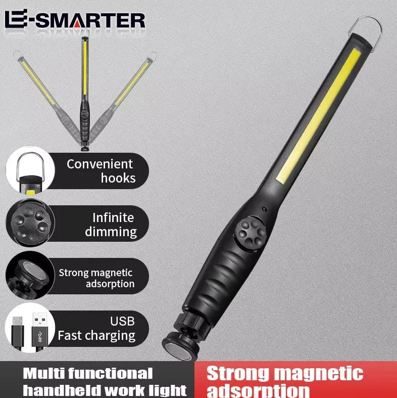 Rechargeable COB Work Light with Magnetic Base - Emergency & Camping LED Flashlight
