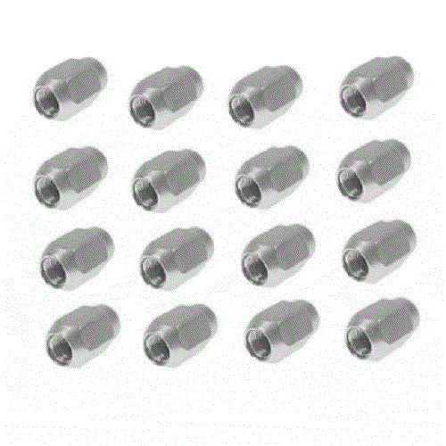 Golf Cart Lug Nut Set of 16 Chrome for EZGO & Club Car - 1/2-20