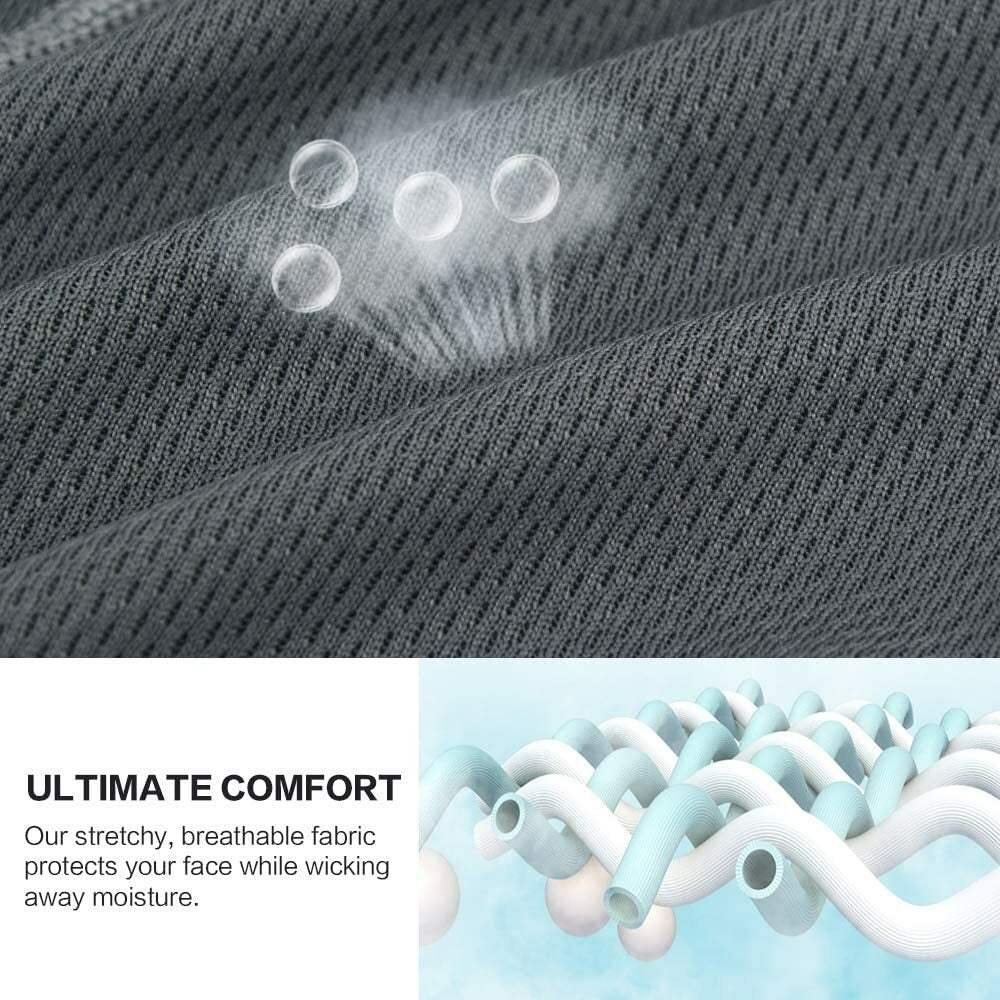 Breathable Full Face Mask for Motorcycle Riding Sun UV Protection