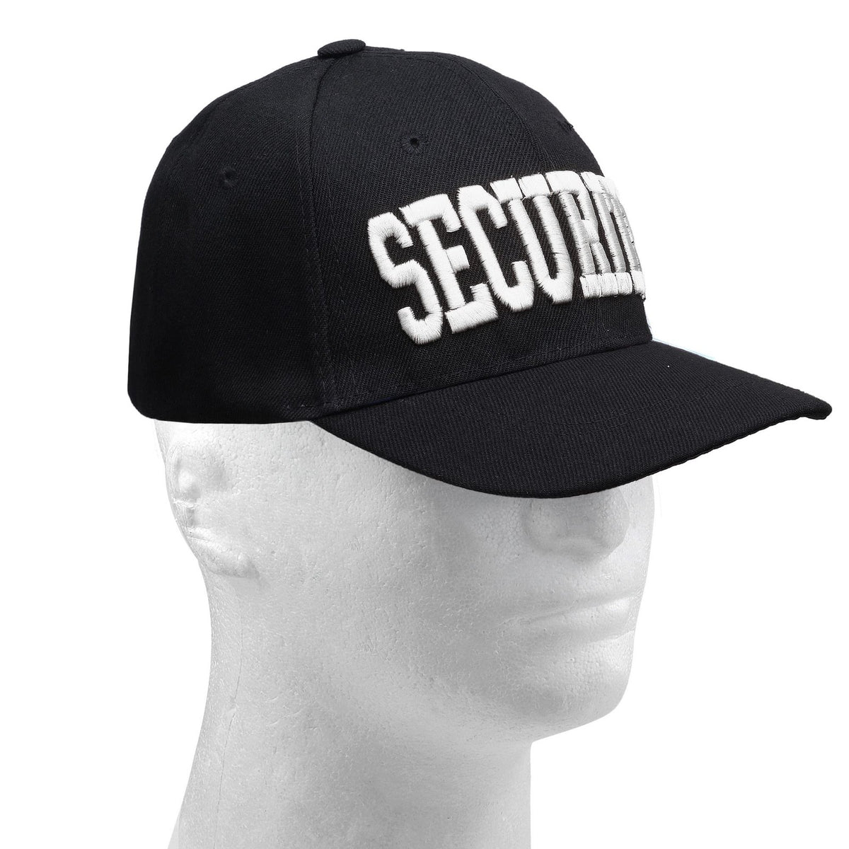 Security Baseball Cap with Embroidery - Adjustable One Size Hat for Security Personnel