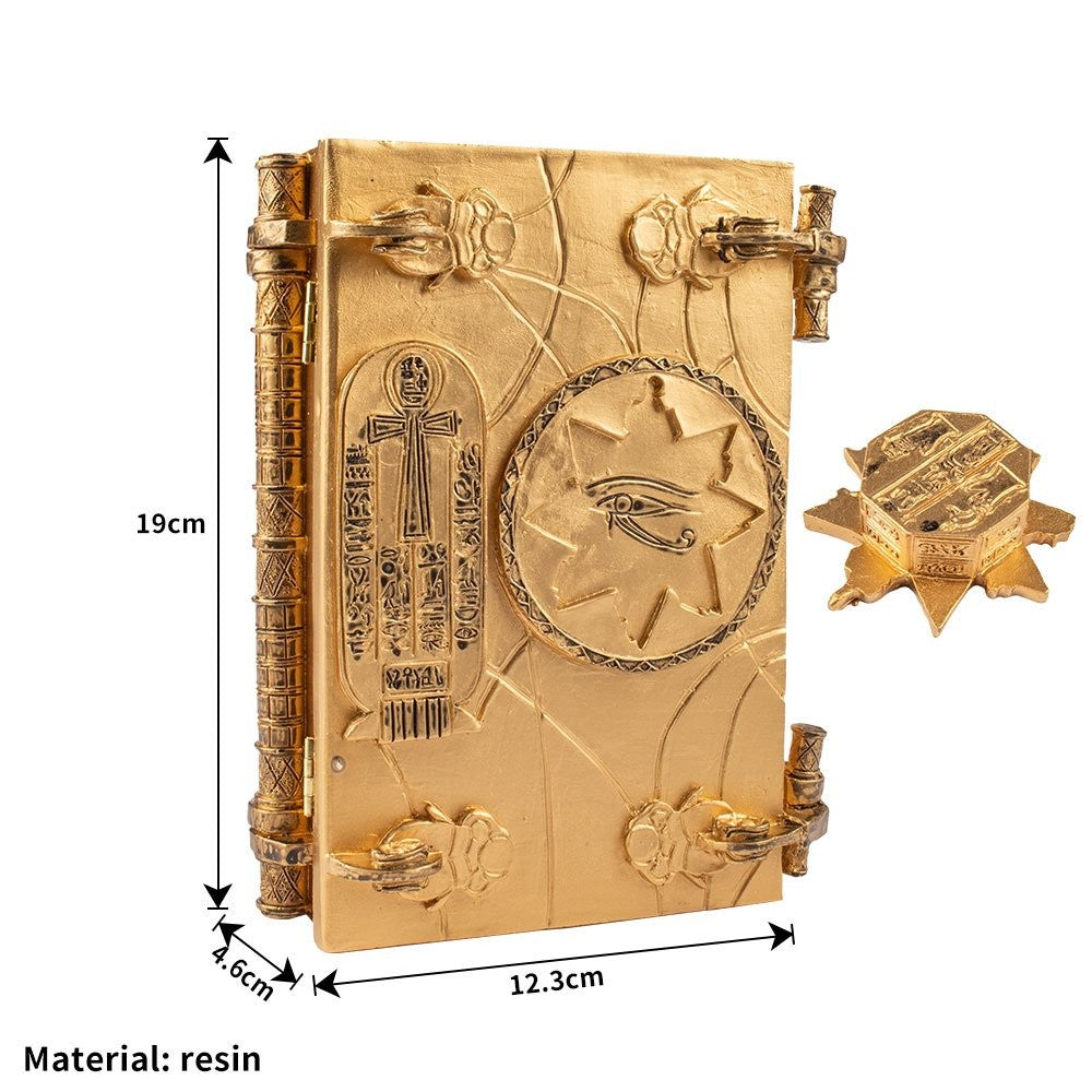 Decorative Resin Key of Hamunaptra Prop Box for The Mummy Horror Decor