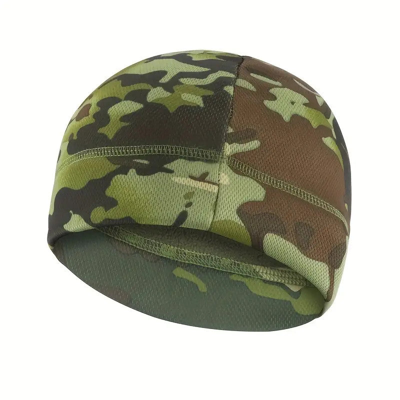 Camo Fleece Beanie Winter Hat Windproof Snow Skully Unisex