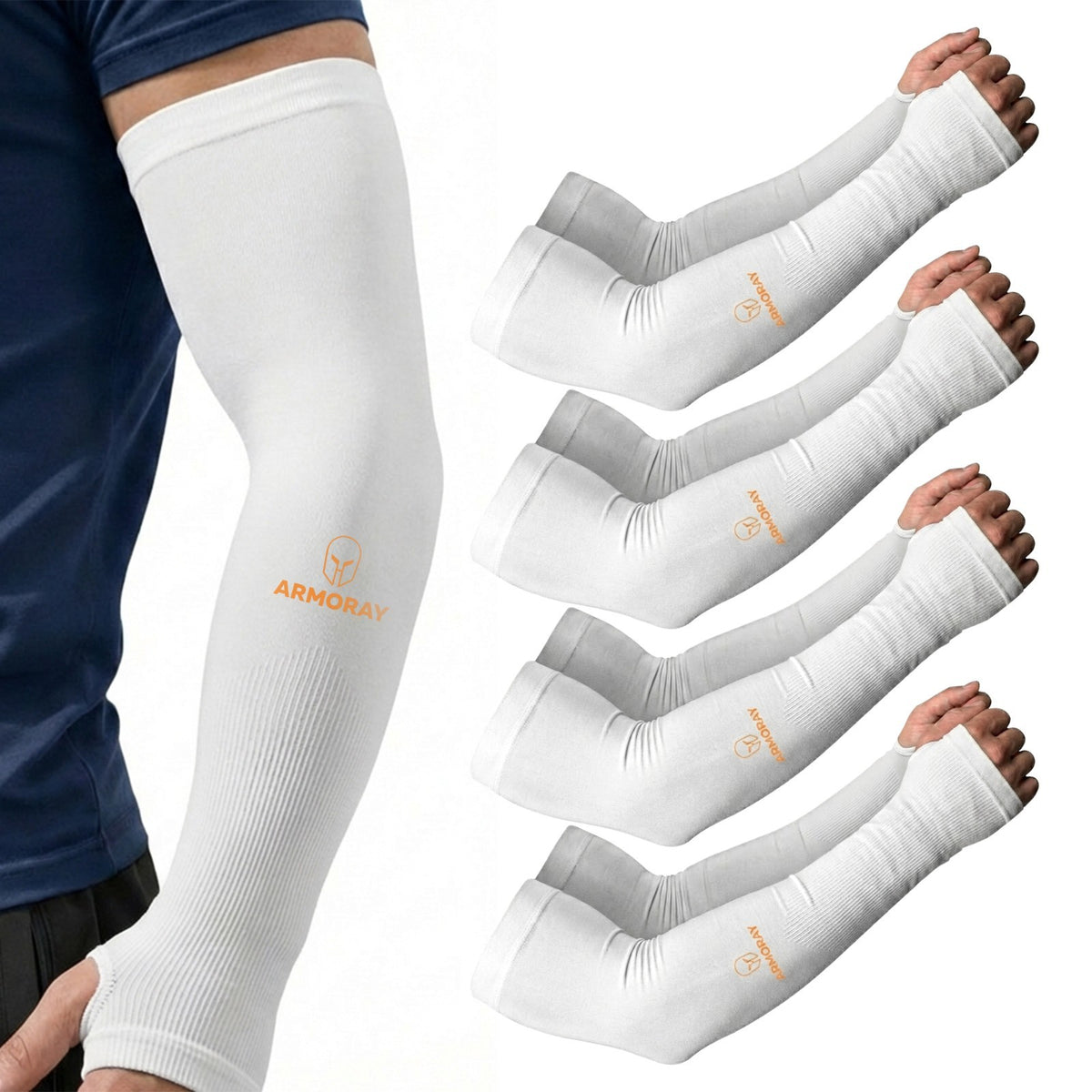 Tattoo Cover Up Arm Sleeves for Men & Women - UV Protection & Compression