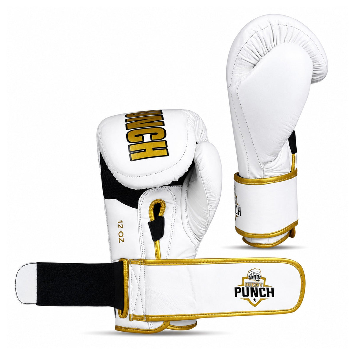 Leather Boxing Gloves for Men & Women - Durable Training & Sparring Gear