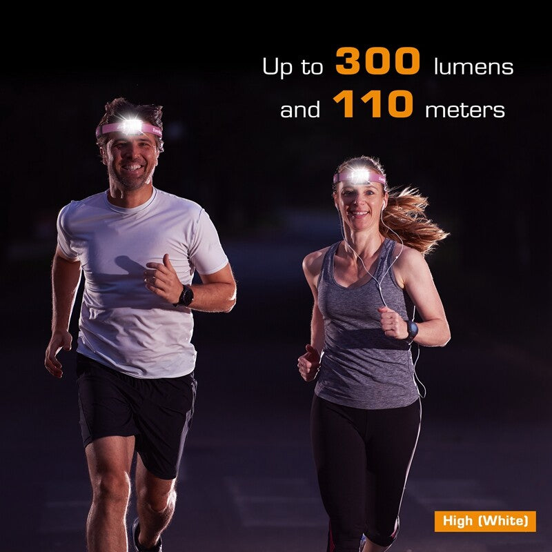 Outdoor Camping Headlamp 2 Pack with Red Light & 5 Modes - Adjustable & Bright