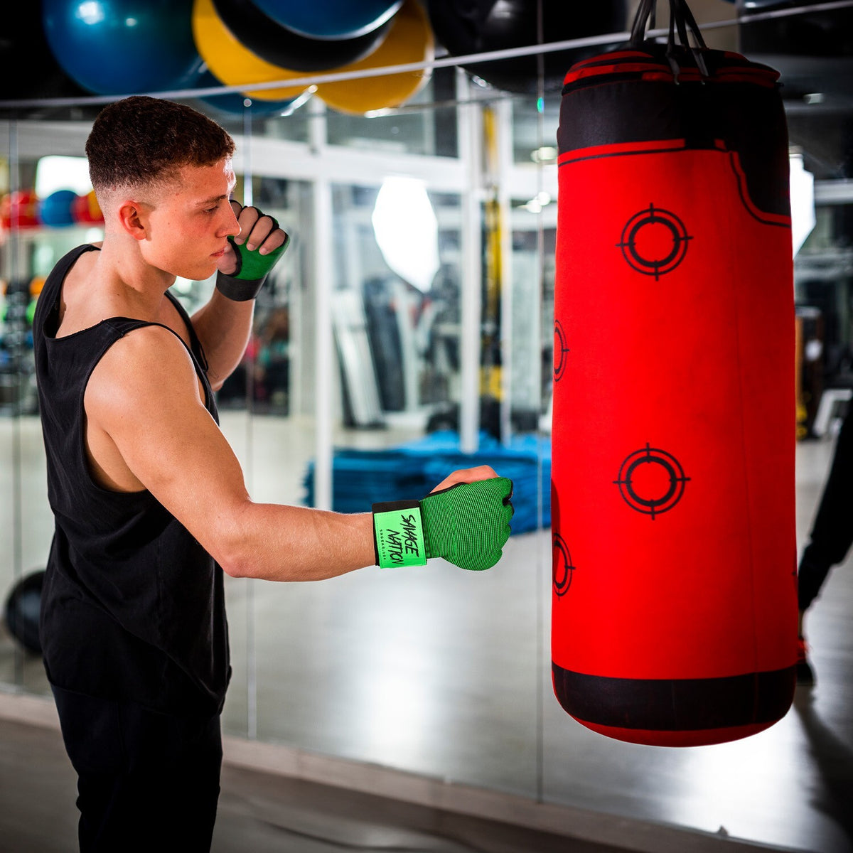 Gel Padded Boxing & MMA Inner Gloves with Hand Wraps - Fight Pair