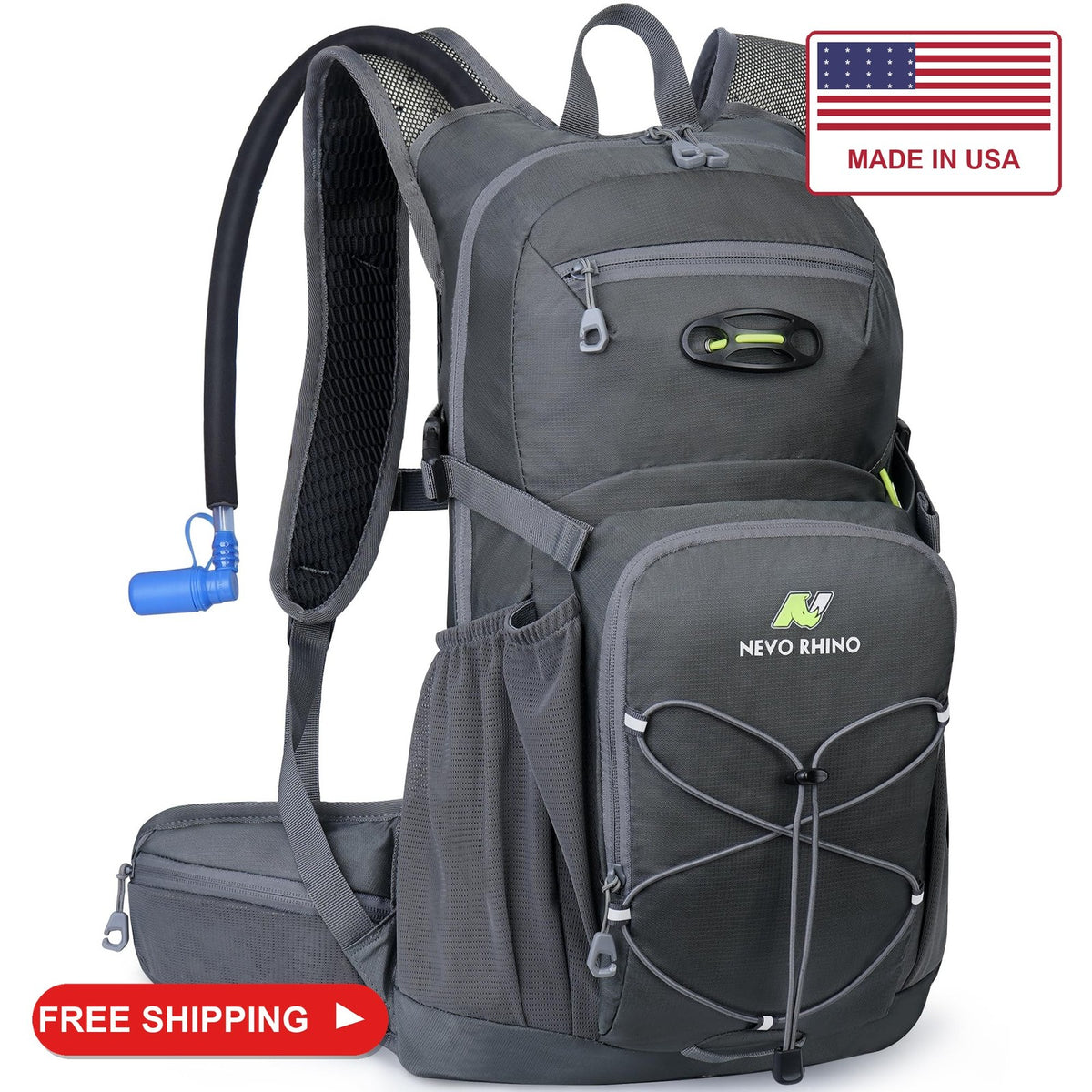 Hydration Backpack with 3L Water Bladder 18L Capacity for Hiking and Outdoor Activities
