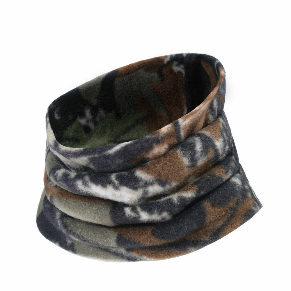 Winter Polar Fleece Neck Gaiter Face Mask - Windproof & Cold Weather