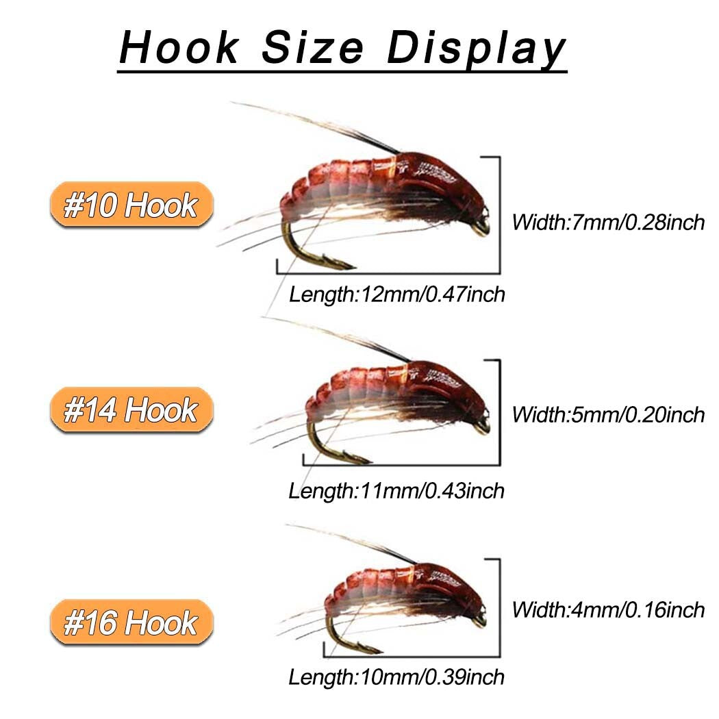 Artificial Fly Fishing Bait Lures Set for Trout Bass Wet Dry Flies Assortment