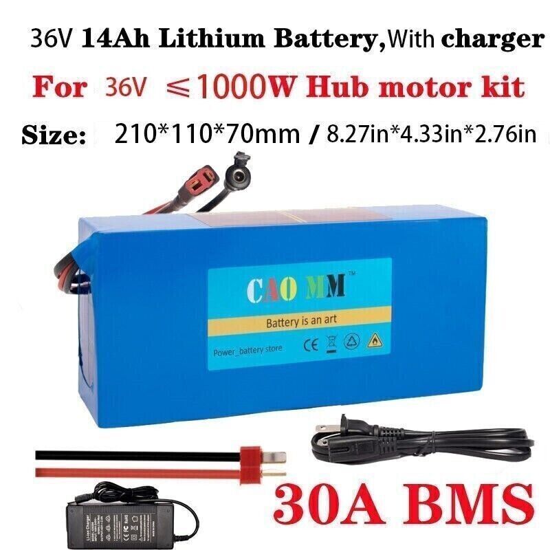 Electric Bicycle Battery 36V/48V 8Ah-20Ah for E-Bikes and Electric Bikes