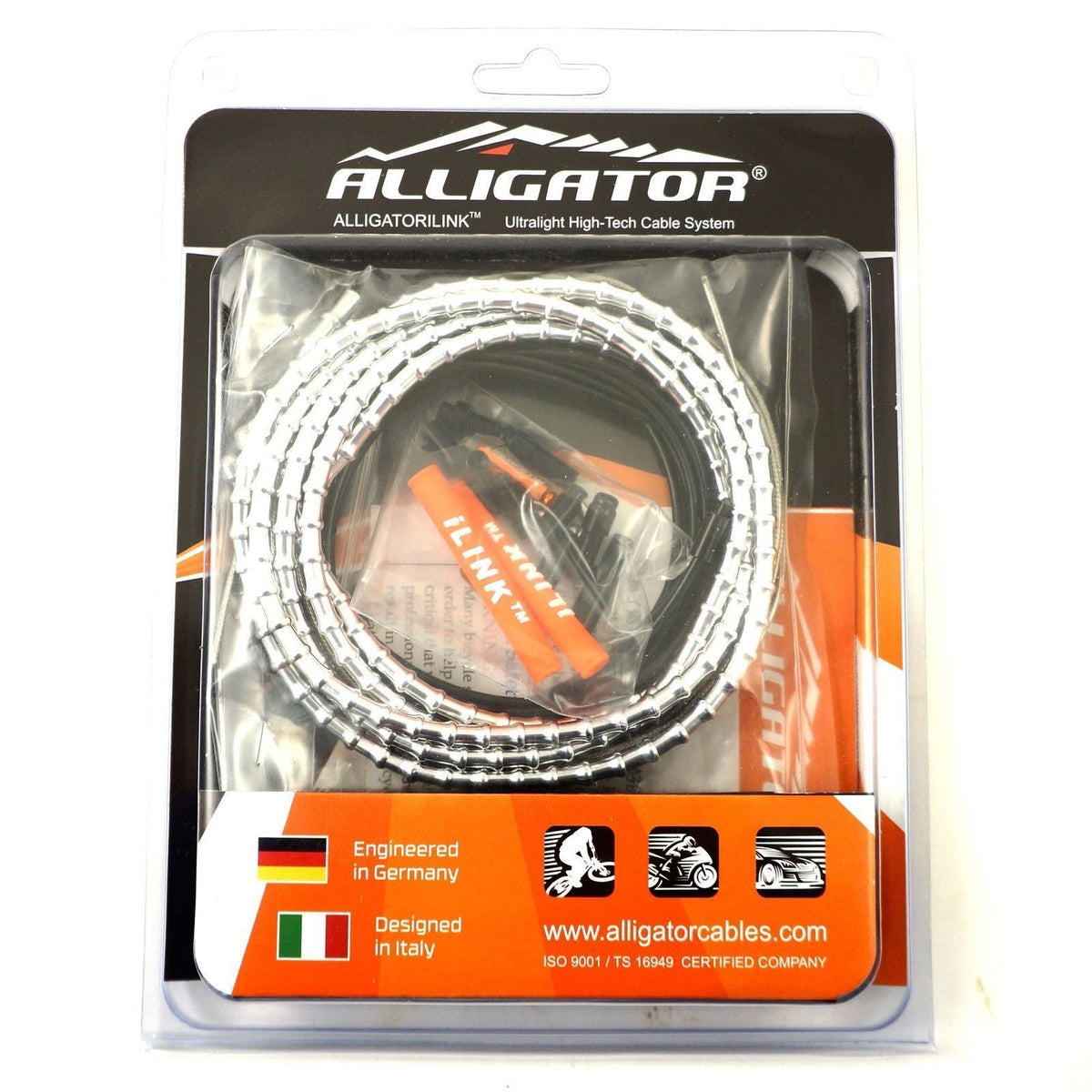 Road Bike Brake Cable Set - Alligator I-Link 5mm, 6 Colors