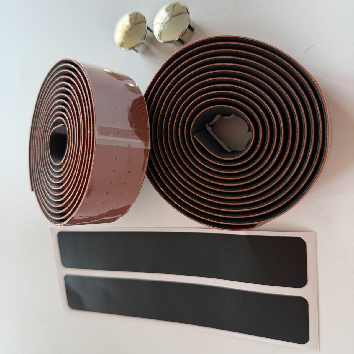 Self-Adhesive Leather Bike Handlebar Tape Anti-Slip Grip Wrap for Road Cycling