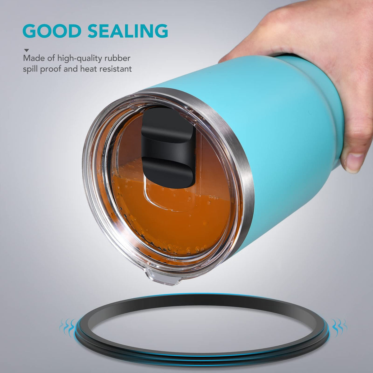 4 Pack Rubber Seal Gasket for Yeti 30/32 oz Tumbler and Mug Lids