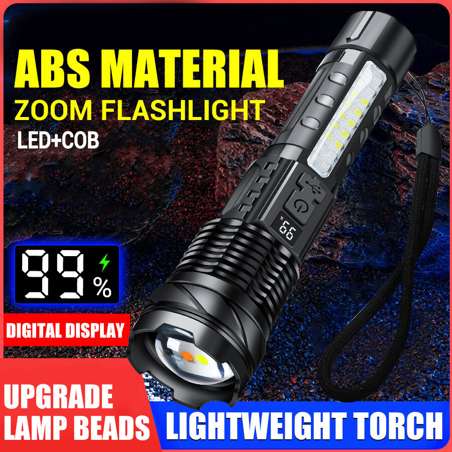 Super Bright Rechargeable LED Flashlight for Camping Hiking Outdoor