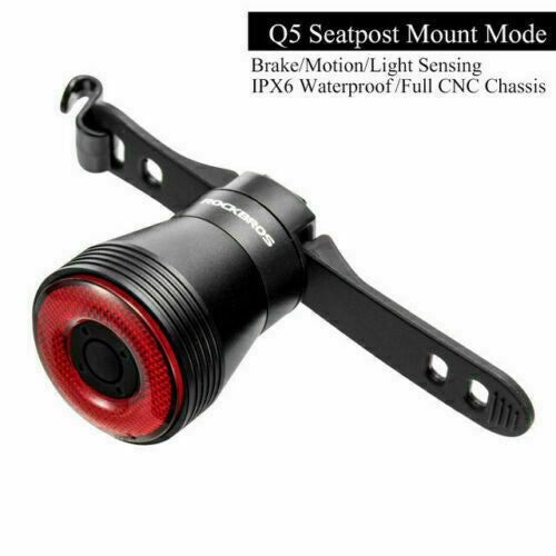 Smart Bicycle Taillight with Brake Sensing - LED Rear Light for Cycling