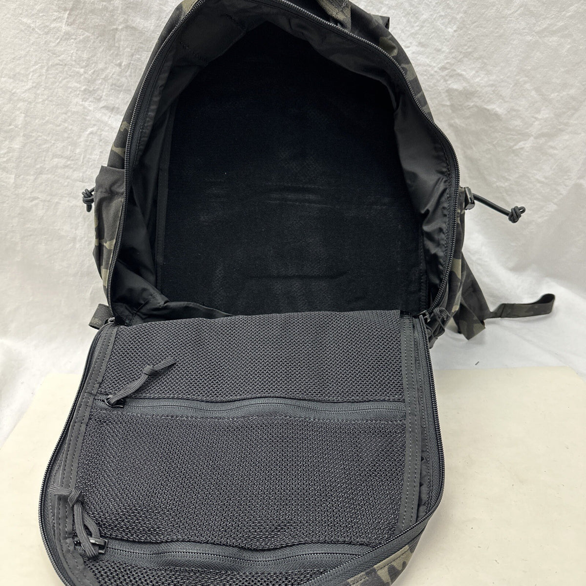 Tactical EDC Go Pack with Pouches and Bottle Holders - Multicam Black