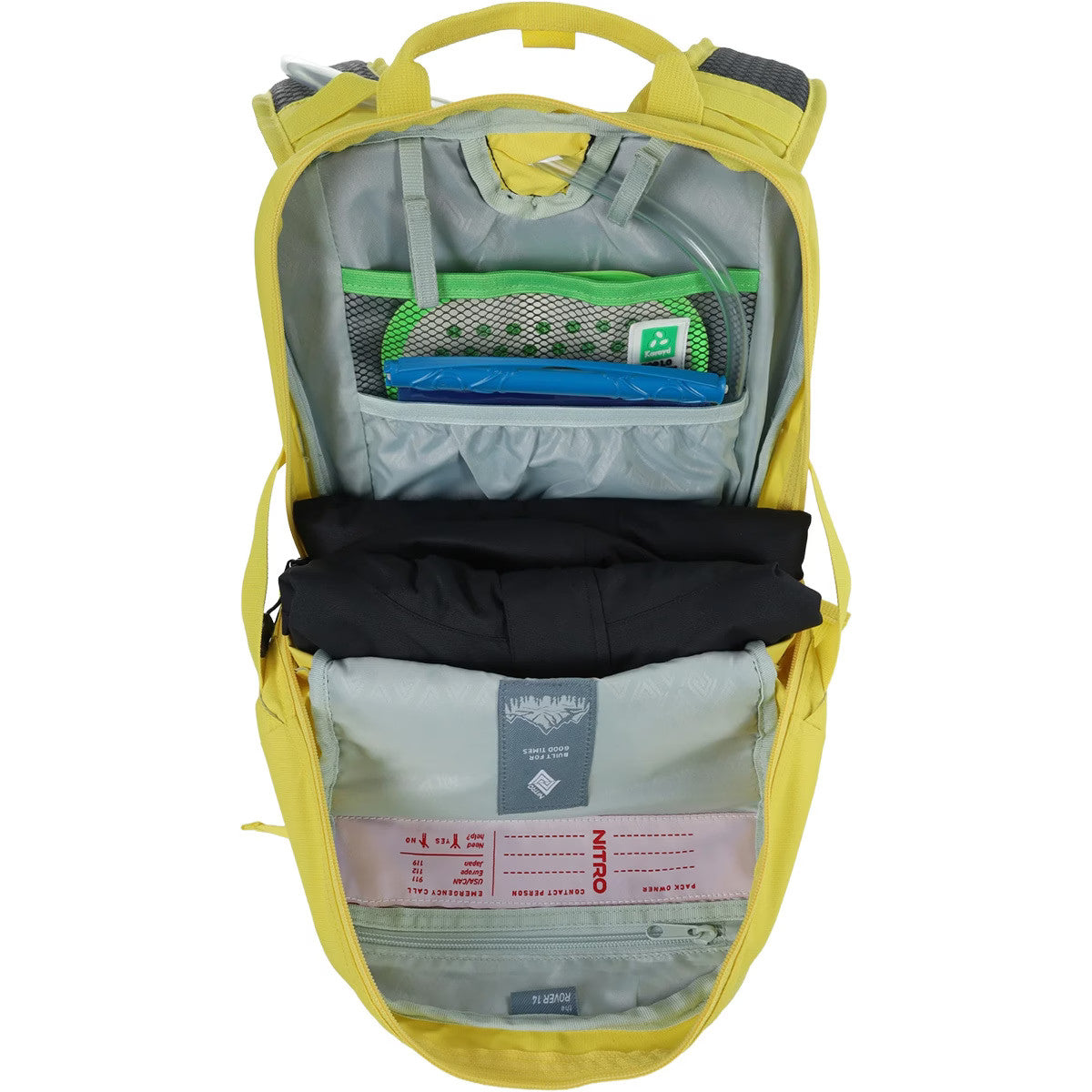 Backcountry Ski Pack 14L with Ventilation and Gear Organizer