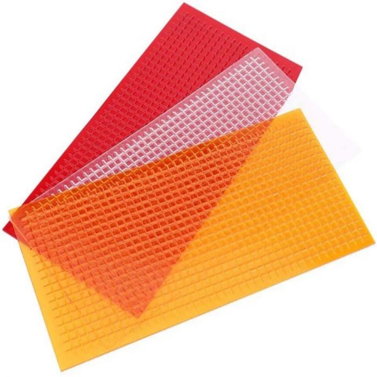 Car Light Crack Repair Film Set - 3 Red LED Light Films for Car Lights