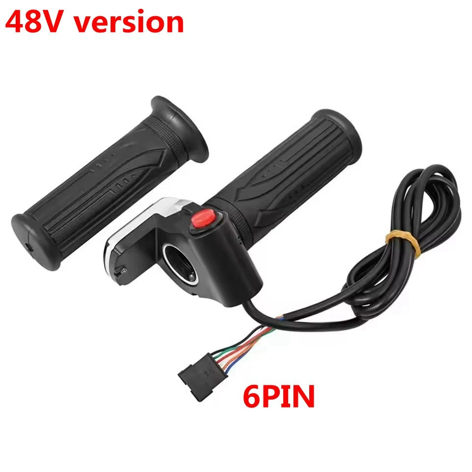 Electric Scooter and E-Bike Throttle Handlebar with LED Display 36V/48V