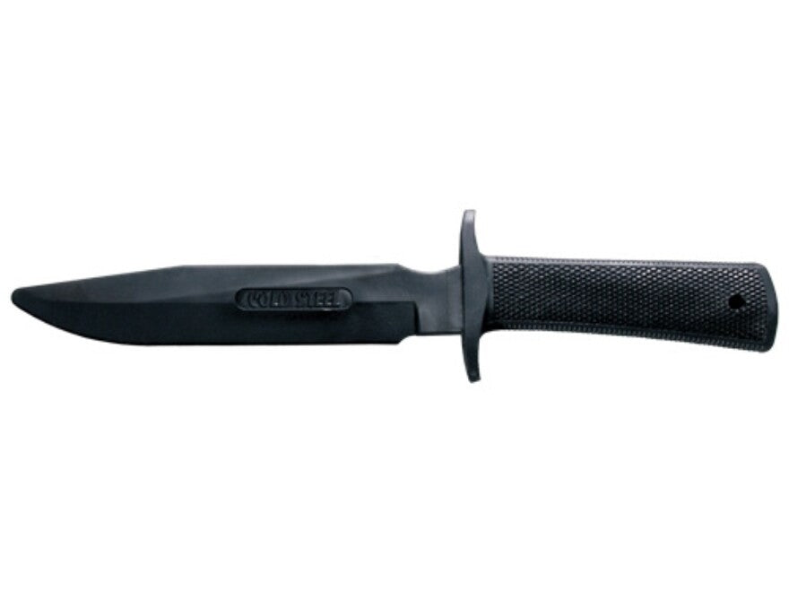 Rubber Training Knife 6.75 Inch Clip Point Fixed Blade for Military Practice