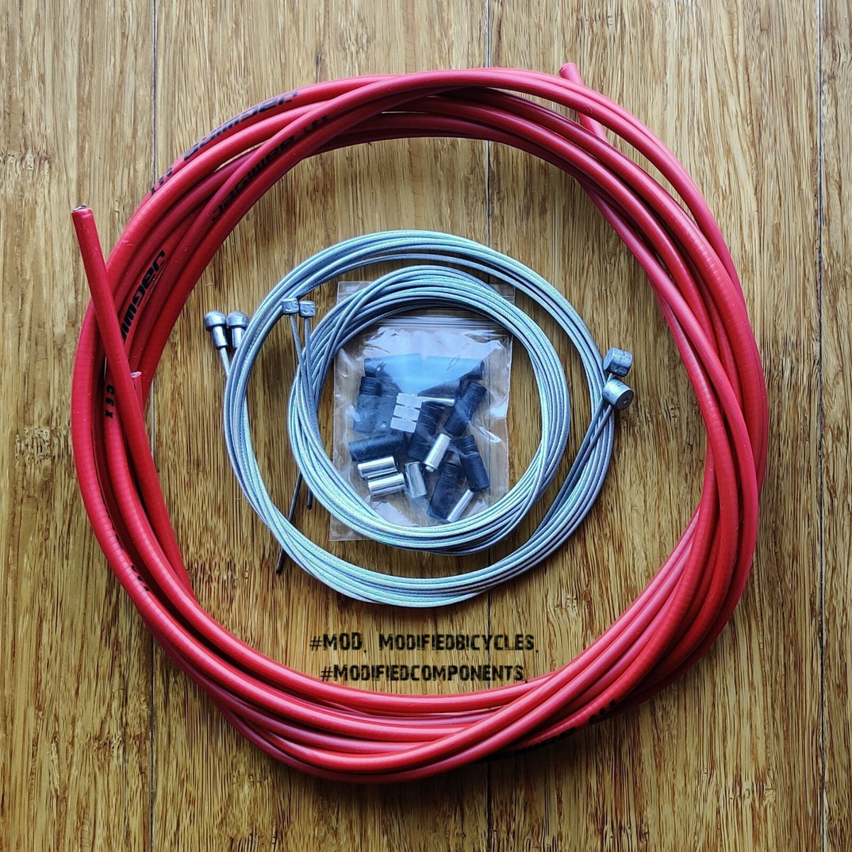 Bike Brake and Shifter Cable Housing Kit - Universal Mountain & Road Bikes