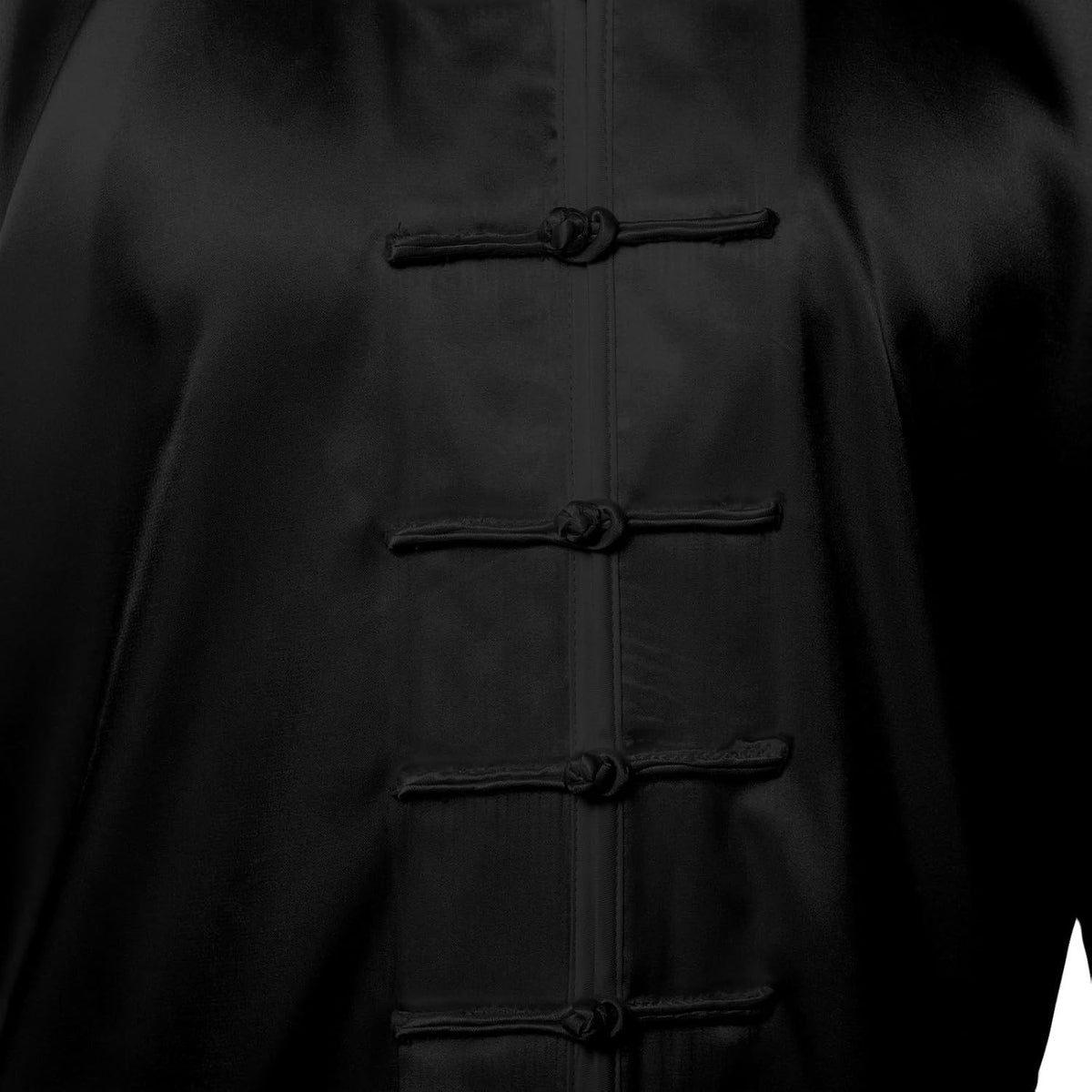 Lightweight Silk Tai Chi Uniform with Mandarin Collar - Unisex X-Large