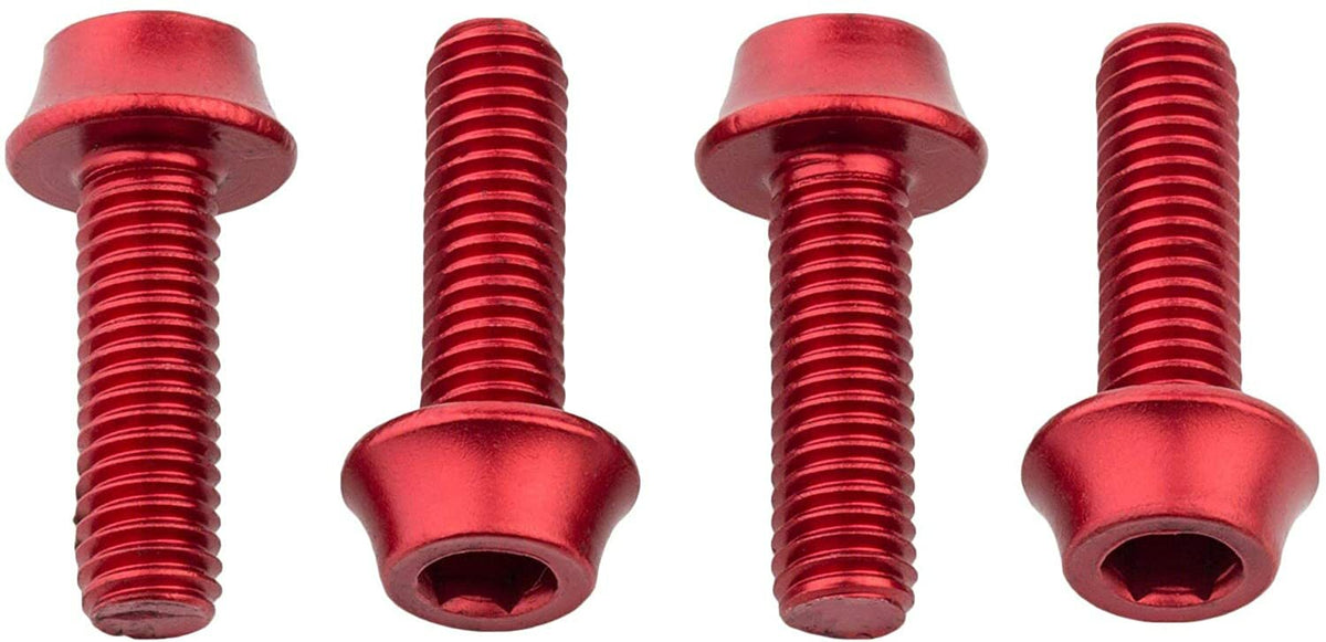 Lightweight Alloy Bottle Cage Bolts Set - M5x15mm Cycling Accessories